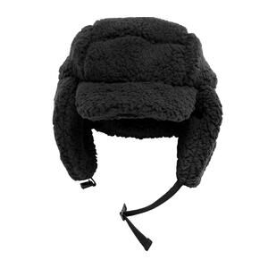 Turtle Fur Comfort Lush Backcountry Trapper Hat Adult One Size Black Plush